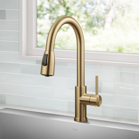 KRAUS+Coda+2-Function+Single+Handle+Pull+Down+Kitchen+Faucet+In+Spot-Free-106899901